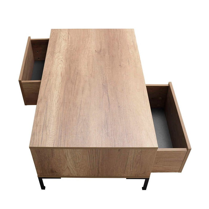 Hanah Home Mesa de centro Shp-665-Tt-1 en Nogal claro